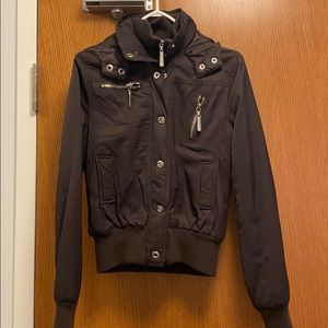 Zara brown bomber jacket